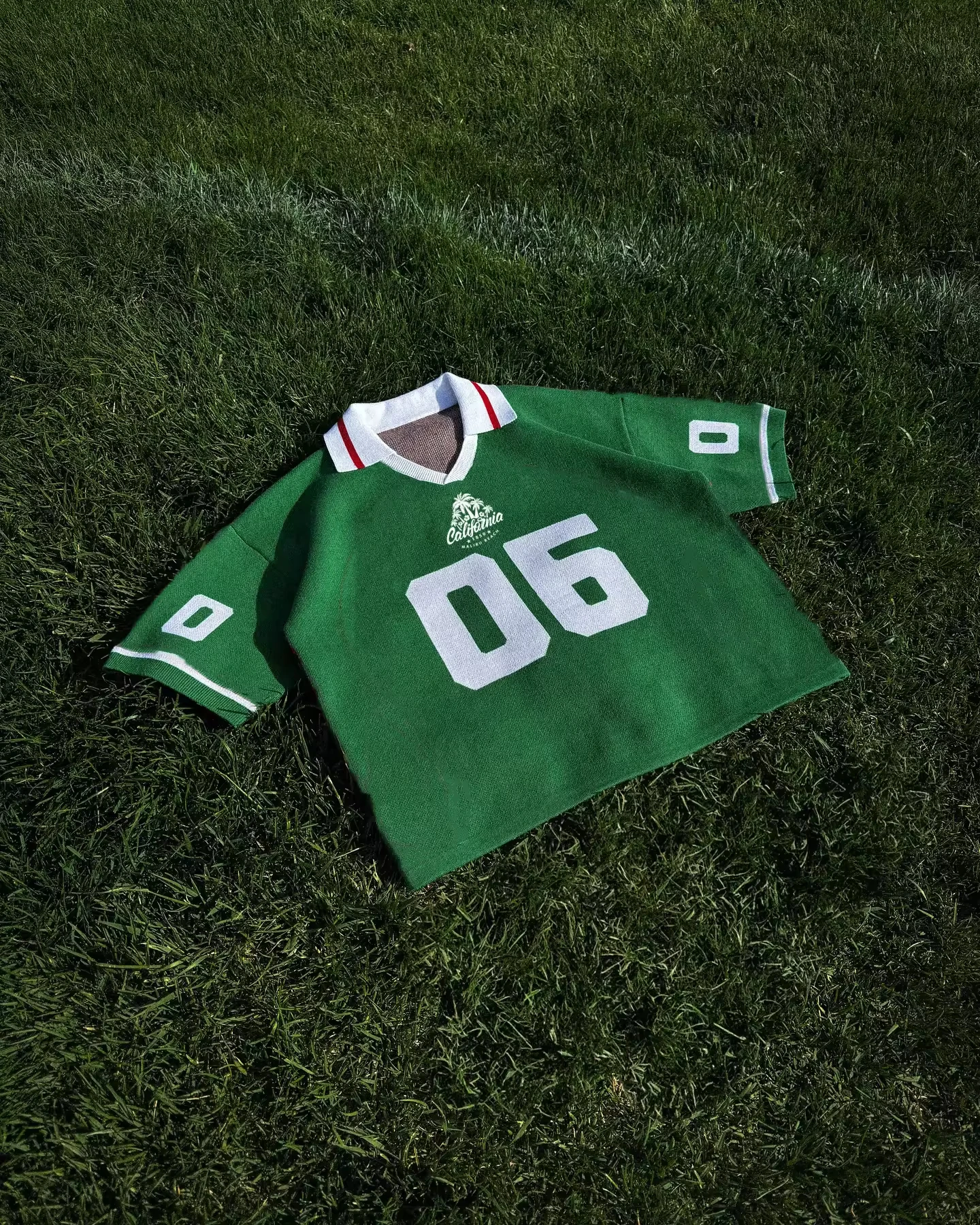 SALATI Custom Short Sleeve Knit Retro Football Letter Jersey Crochet Cotton Knitted Custom Hockey Jerseys T-Shirt gallery 2