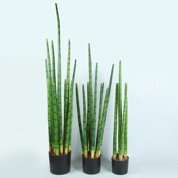 Real Touch Factory Large Pots Plant Wedding Party Decorative Snake Grass Plant Artificial