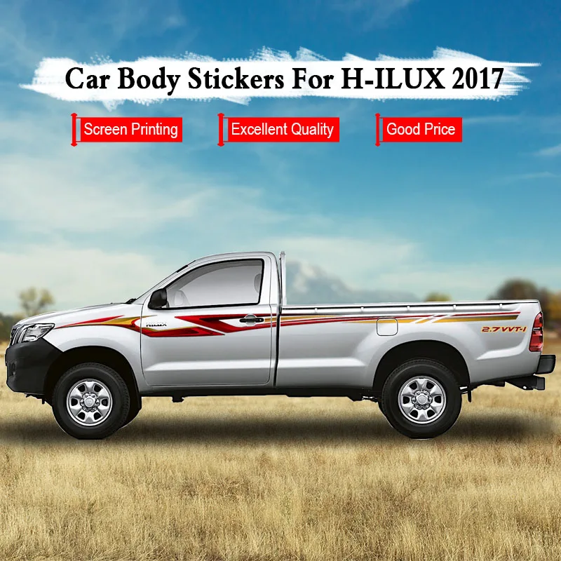 Sticker for Car Zhuocai Decorative Sticker for 2017 Hilux Car Door Stickers