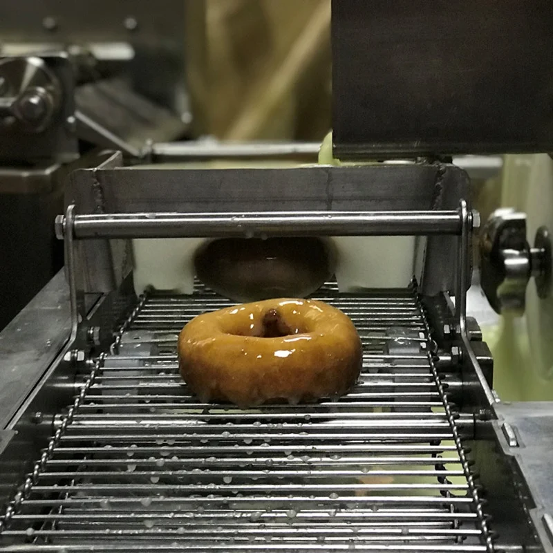 
Высококачественная Автоматическая глазурная машина с пончиком и сахарным сиропом, глазурная машина 
