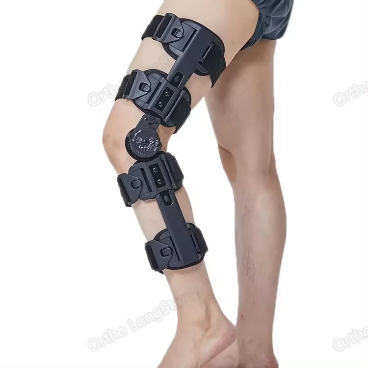 Flexible ROM Hinged Knee Brace with Protective Function Osteoarthritis Elbow  Knee Pads