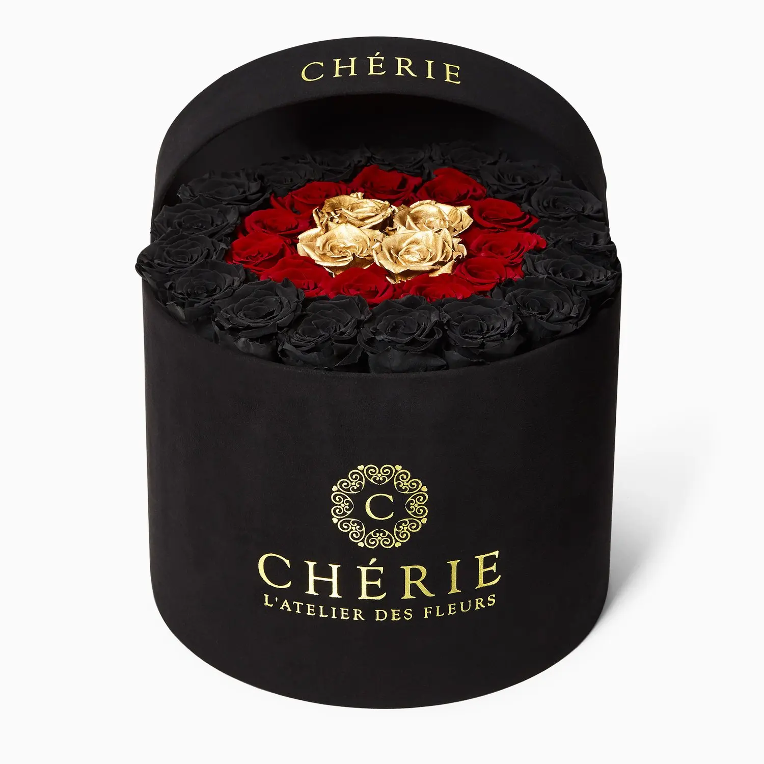 Luxury Square Round Velvet Flower Gift Box For Flowers China Wholesale ...