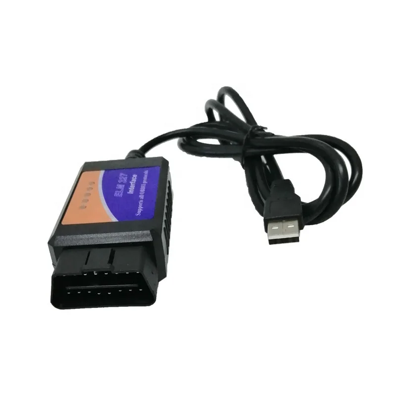 Acardiag USB интерфейс V1.5 ELM327 зарядных порта USB для автомобиля сканер штрих-кода диагностический инструмент поддерживает все протоколы бортовой диагностики версии II