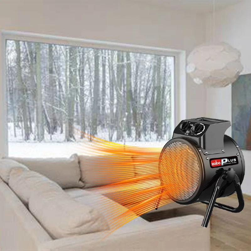 5KW 380V Outdoor Hot Air Blower Portable Industrial Heater