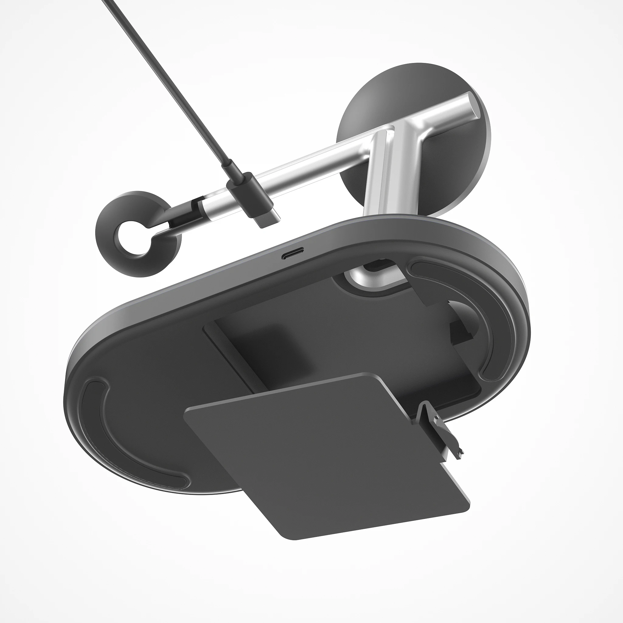 
 Быстрая Qi Магнитная настольная подставка-органайзер для смартфона беспроводная зарядная станция Док-станция зарядная подставка 3 в 1 Беспроводное зарядное устройство для iPhone  