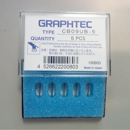 オフィス用品 GRAPHTEC CB09UB-5 High Quality Graphtec Cutting Blade Original CB09UB-5 for FC8600