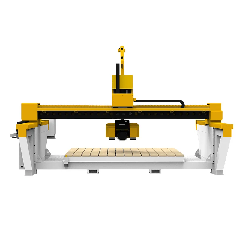 Granite Bridge Saw 5 Axis 4th Axis Quarry Stone Cutting Marble Granite Tile Kitchen Countertop Polishing Machines