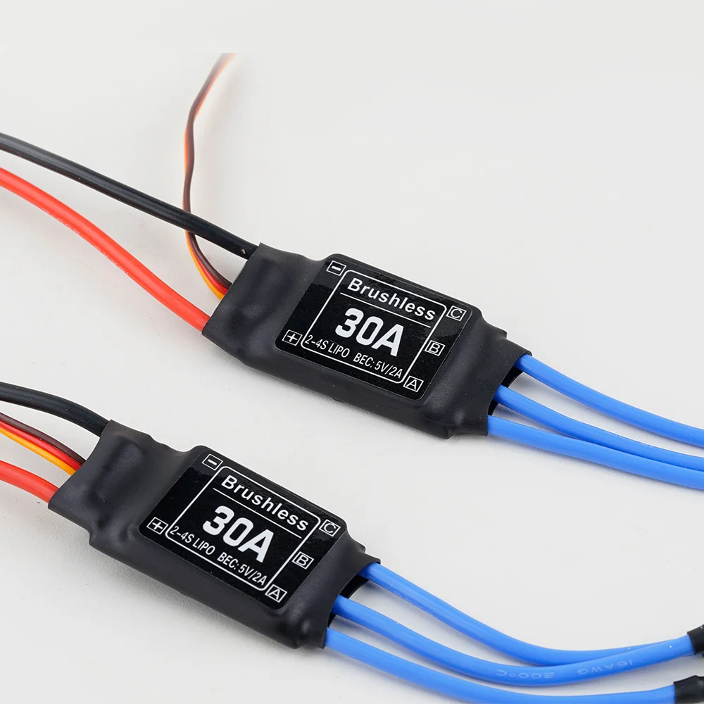 Cheap 30A Brushless ESC 2-4S Electronic Speed Controller XT60 Plug With 5V 2A BEC 3.5MM Banana Head