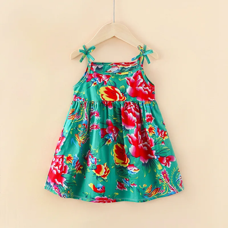 2022 New Arrival Latest Design Summer Cute Kids Clothing Dress Casual Baby Girl Dress