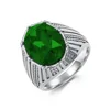 Steel-colored green stone