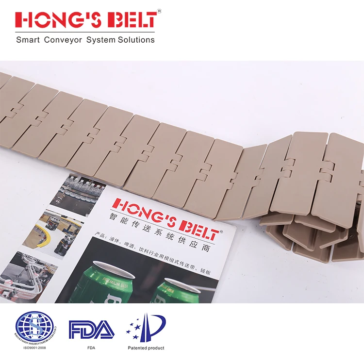 Hongsbelt HS-820-K325 Side Flexing Plastic Chain Table Top Chain - China  Flat Top Chain, Slat Top Chain