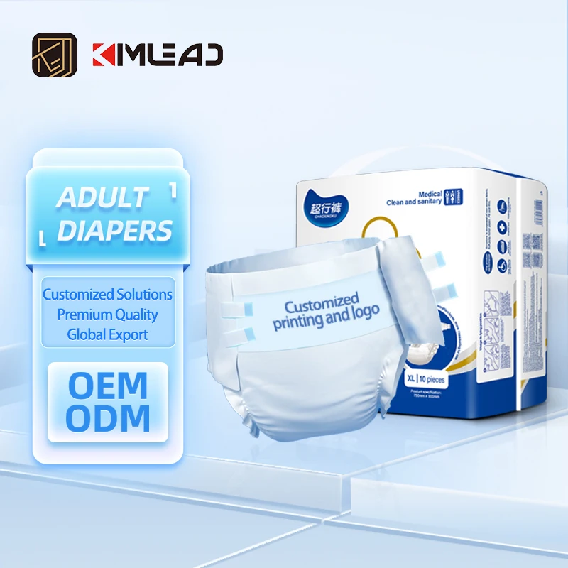 Tã giấy người lớn Kimlead quần xl tã giấy người lớn thấm hút cao vải in tã người lớn