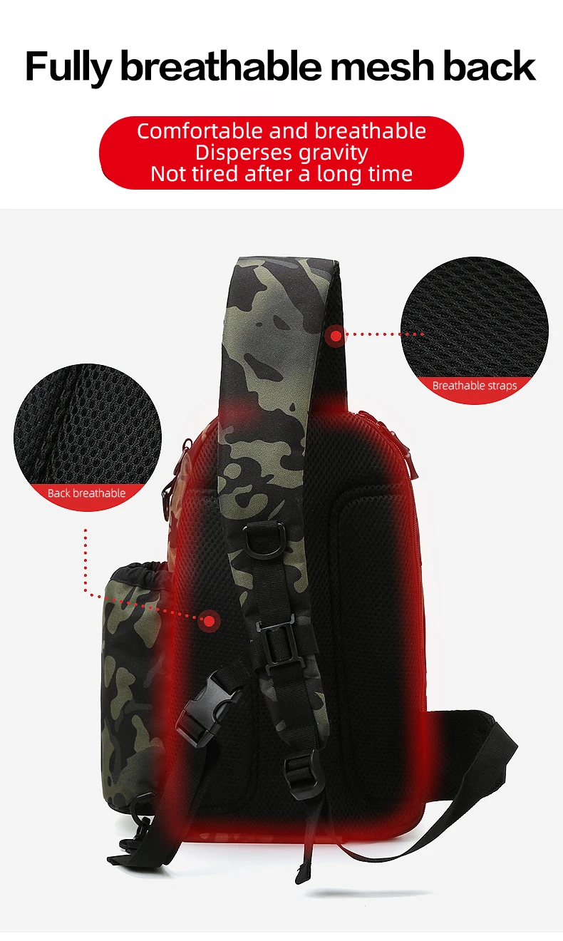 Custom Waterproof Tactical Sling Bag