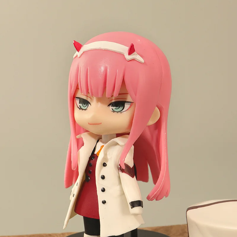 DARLING in the FRANXX Zero Two 02 Cartoon Toy Action Figure Set 10cm PVC Model Toy for Kids 3Style Anime Figures