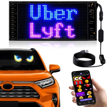 New product Scrolling LED Sign Smart Phone APP Control flexible led display intelligent led sign for car