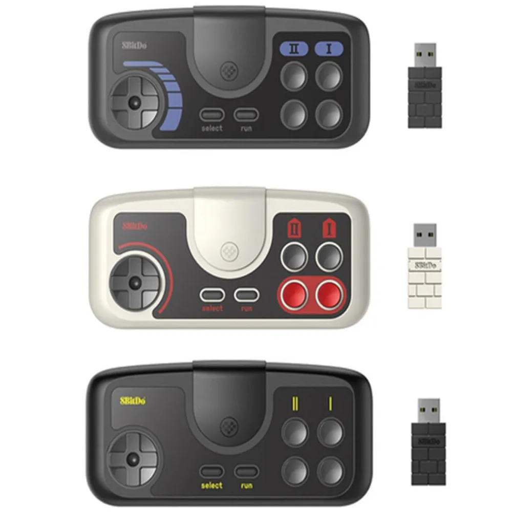8bitdo PCE Mini Wireless Gaming Joystick - Ergonomic & Vibration