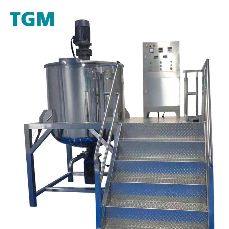 High Quality Stainless Steel Mix Tank Automatic Lotion Making Equipment from China Manufacturer for Manufacturing Plants
