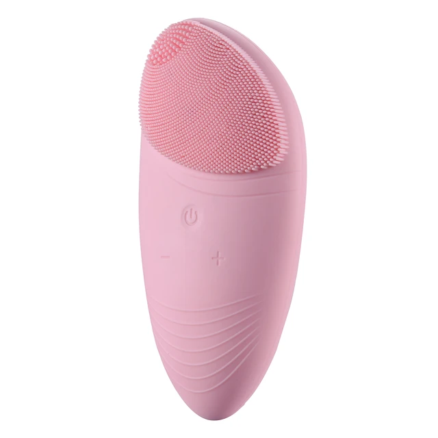 Electric Ultrasonic Silicone Facial Cleansing Instrument Battery Type face cleaner brush face cleansing face brush