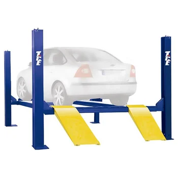 USA IN STOCK Four Post Car Parking Lift 9,000 LBS Capacity 4 Post Car Storage Service Truck Auto Hoist for Garage Repair Shop
