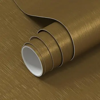 Hammered Copper Metallic Look Self-Adhesive Film Waterproof & Removable Wallpaper Decorative Vinyl for Commercial purpose