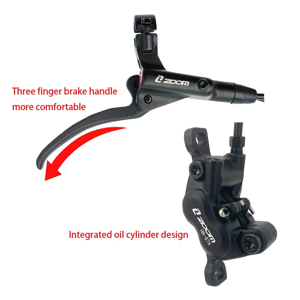 Zoom HB876 Dört Piston MTB & BMX Hidrolik Disk Fren Seti
