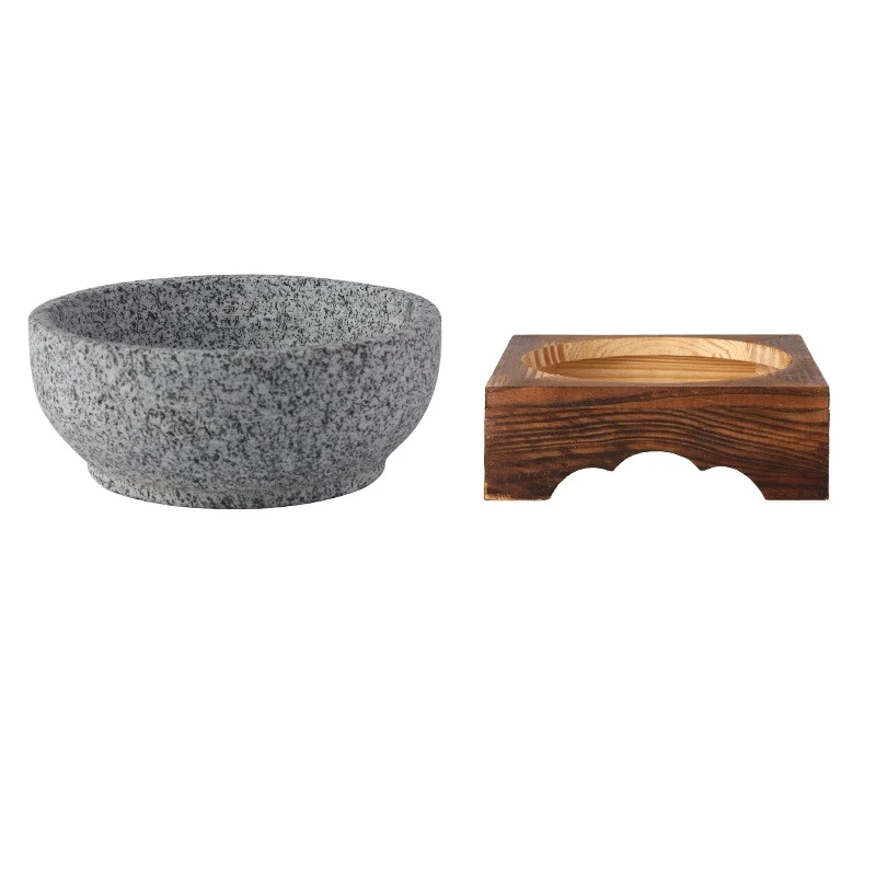 Wholesale Granite Stone Bowl Korean Rice Bowl Hot Stone Bowl For Dolsot