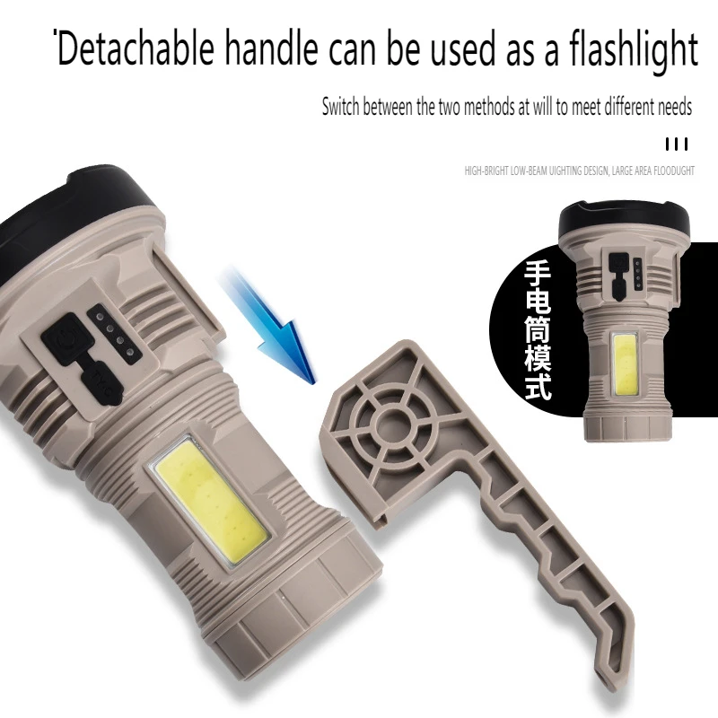 Handheld Solar-powered Flashlight 3C Electronic Consumer Products Manufacture