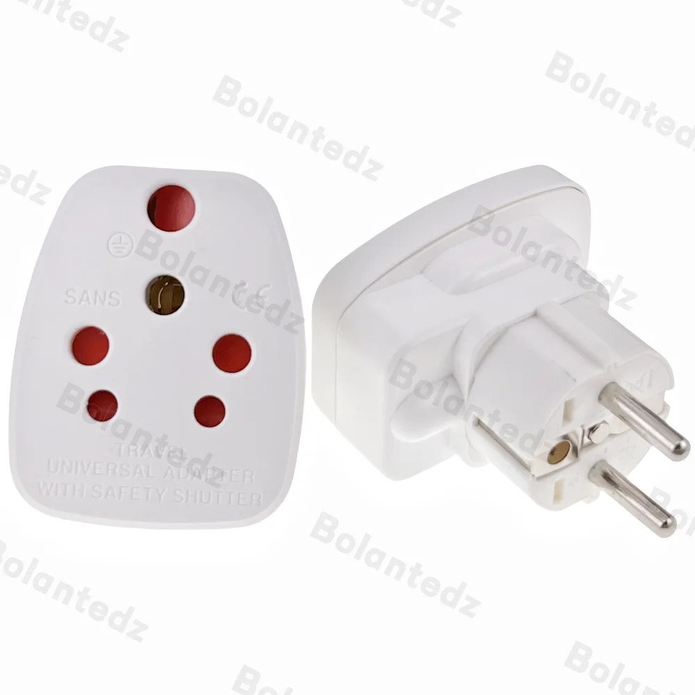 German Standard Plug Adapter, European Standard to South African Plug  Adapter, German Standard to Indian Socket Plug, SANS-9| Alibaba.com