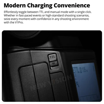 Godox V1-PRO V1pro TTL Round Head Camera Flash Wireless Transmission Speedlite Flash for Canon for Nikon for Sony for Fuji detail image