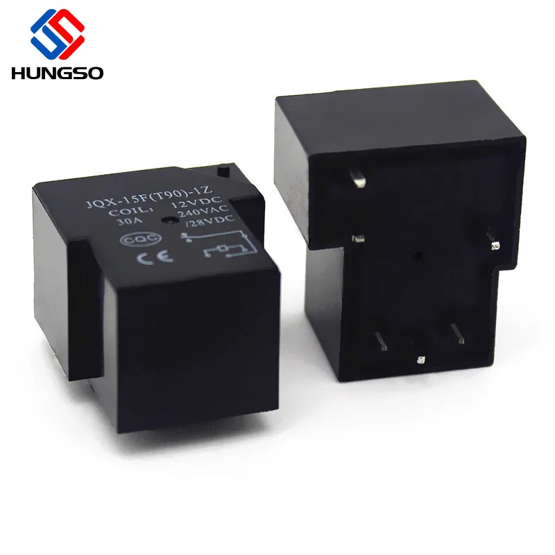 4 Pin 5 Pin 6 Pin SLA-05V JQX-15F 5V 9V 12V 24V 30a 40a Mini PCB Relay T90
