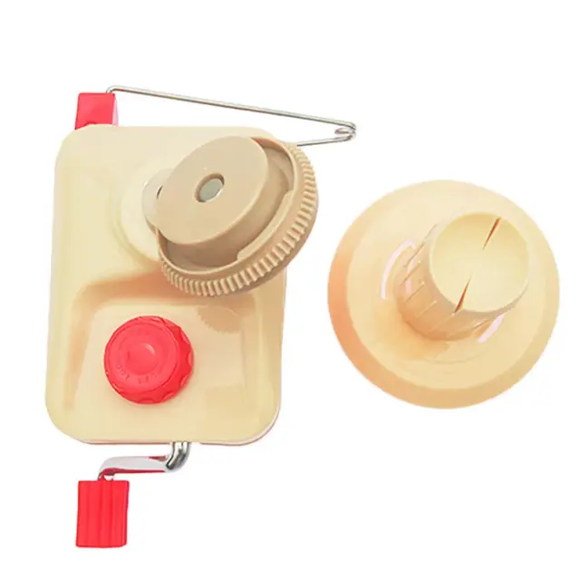 China manufacturer wool yarn hand winding machine red hand winder for yarn ball