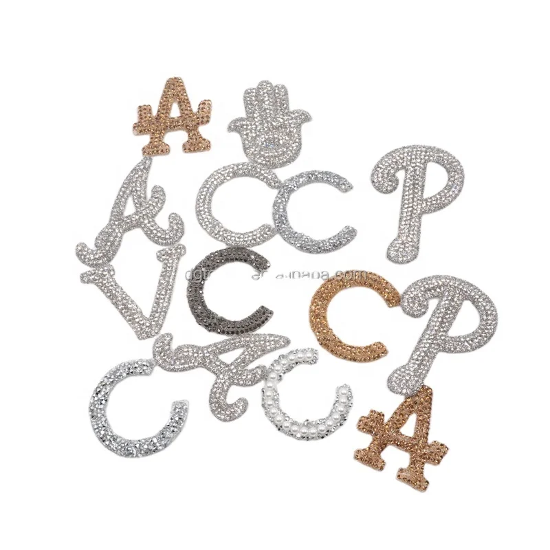 Free sample Custom Design Bear rhinestone Patch 3D Embroidery Applique For Clothing