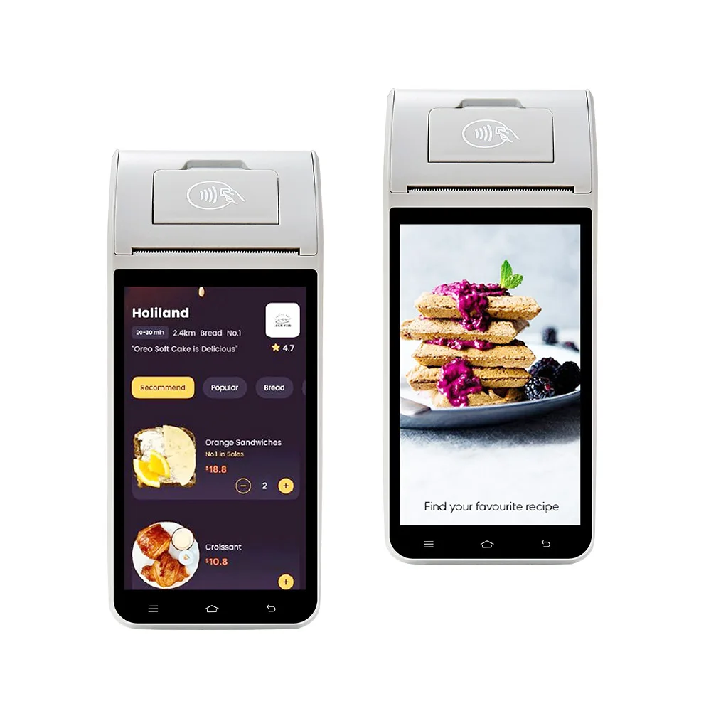 ZCS Z91 ガソリンスタンド用チケット発行Android搭載スクエアPOS