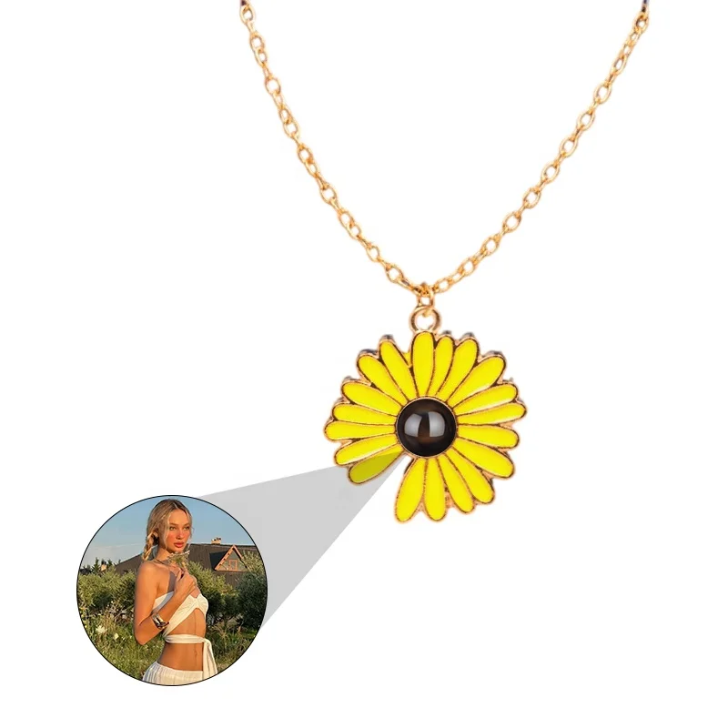 Personalized Projection Necklace Shopify Fulfillment Agent Custom Photo Various Projection Necklaces Jewelry Dropshipping
