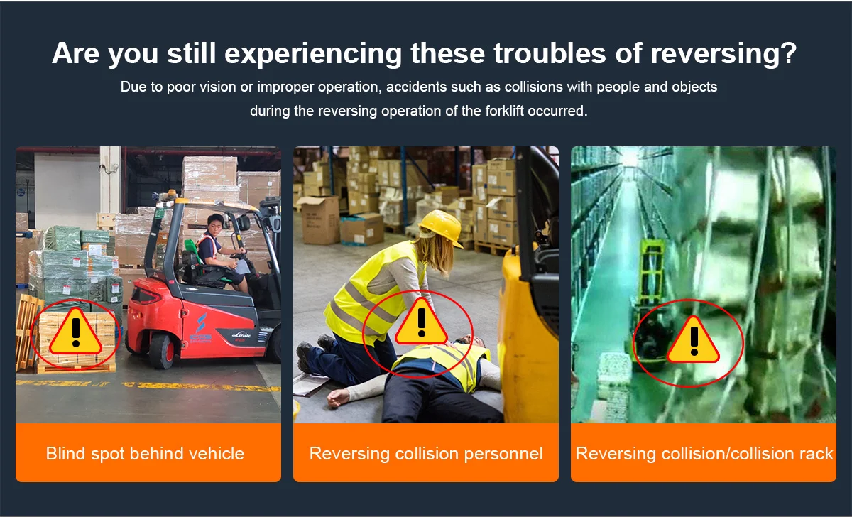 Factory Forklift Safety Solutions Pedestrian Vehicle Obstacle Radar