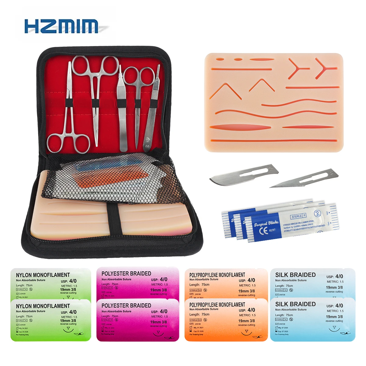 Medical Students Suture Practice Kit Surgery Anatomy Suture Training ...