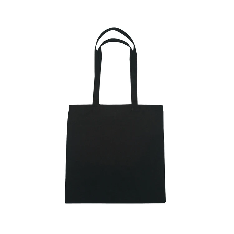 plain black tote