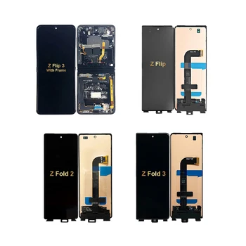 LCD Pantalla Replacement Display Touch Screen Digitizer Assembly For Samsung Z Flip 3 Z Flip Z Fold 2 3 Z With Frame