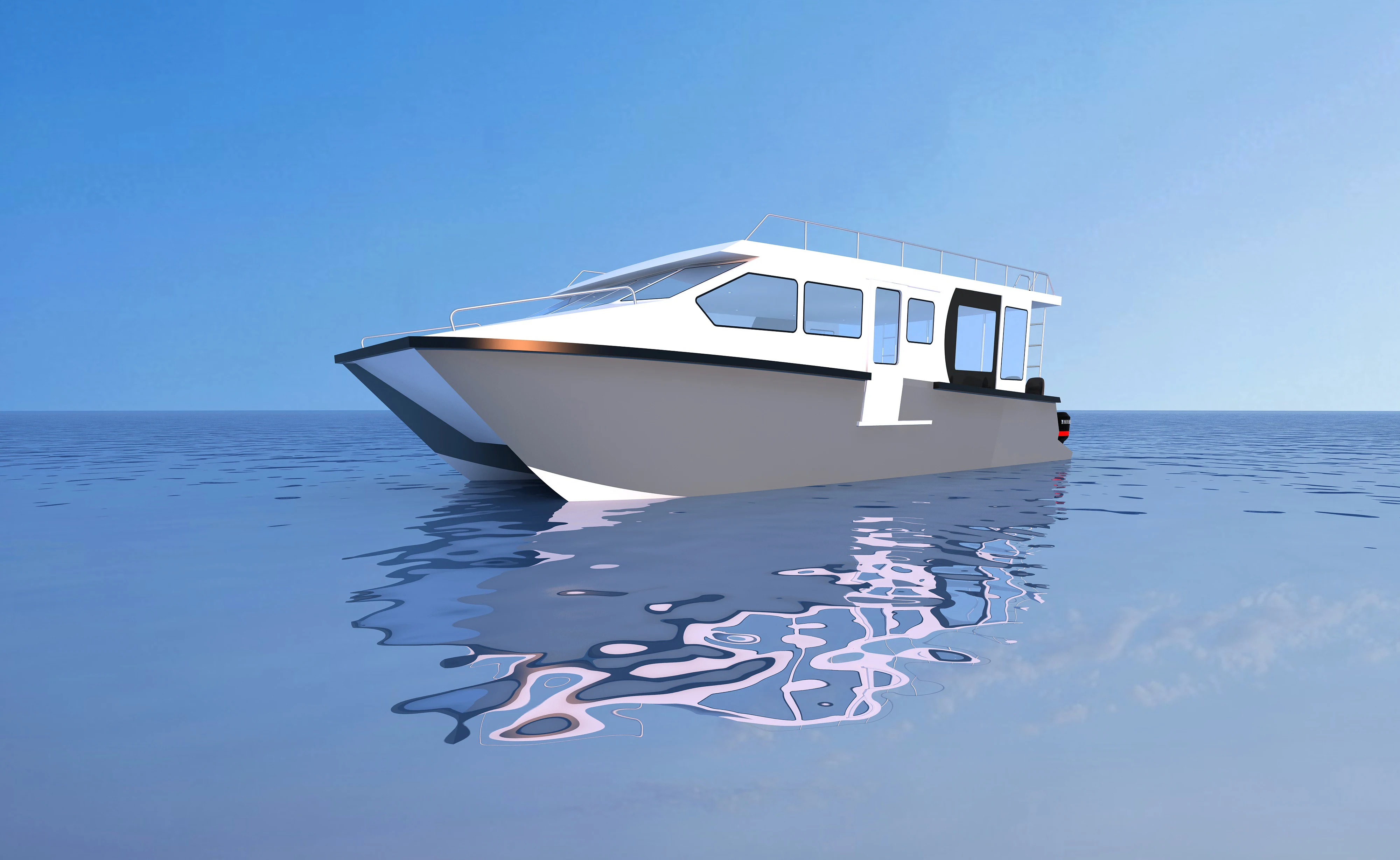 Aluminium Twin Hull Boat Catamaran Passenger Boat for Sale