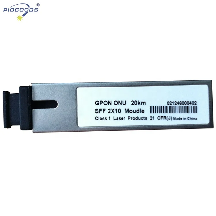 GPON ONU Transceiver SFF 2x10 optic fiber Module with SC optic fiber connectors