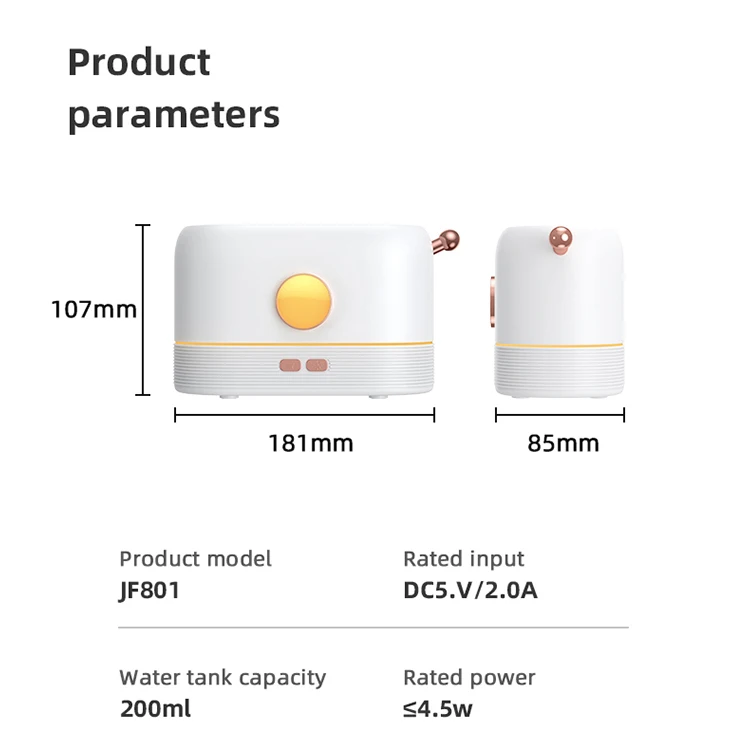 Kinscoter Colorful Flame Air Humidifier Essential Oil Aroma Diffuser Drop Shipping Simulation Fire Difusor
