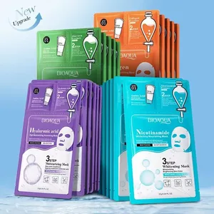 OEM ODM BIOAQUA Private Label Face Care Mascarillas Aloe Vera Sheet Facial Mask