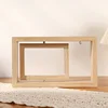 Wooden color horizontal plate