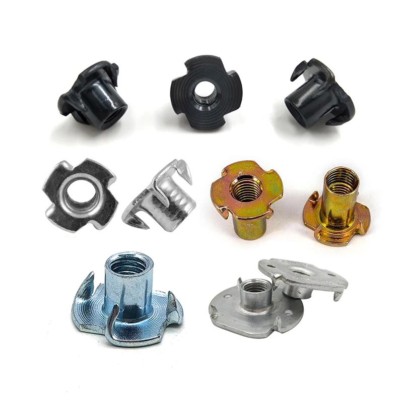 304 316 thép không gỉ Bốn móng vuốt t-nut TEE Nut M3 M4 M5 M6 M8 M10 M12 din1624 t Hạt với 4 pronge Nhà cung cấp