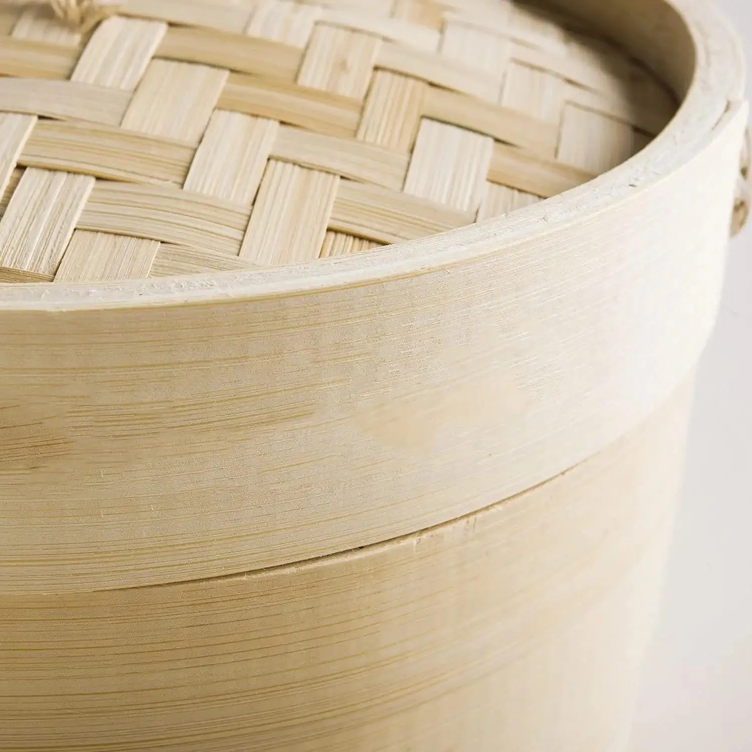 Wholesale Durable Bamboo Steamer Asian Style High Quality Wholesale