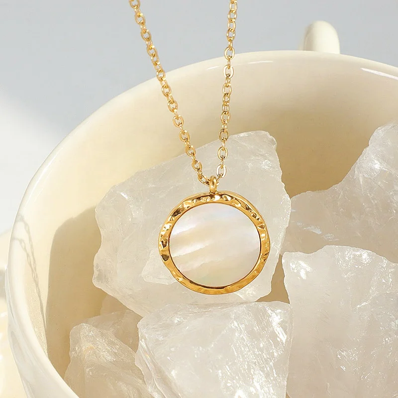 Shop Our MICCI Hot Sell 18k Gold Plated Flat Shell Necklace