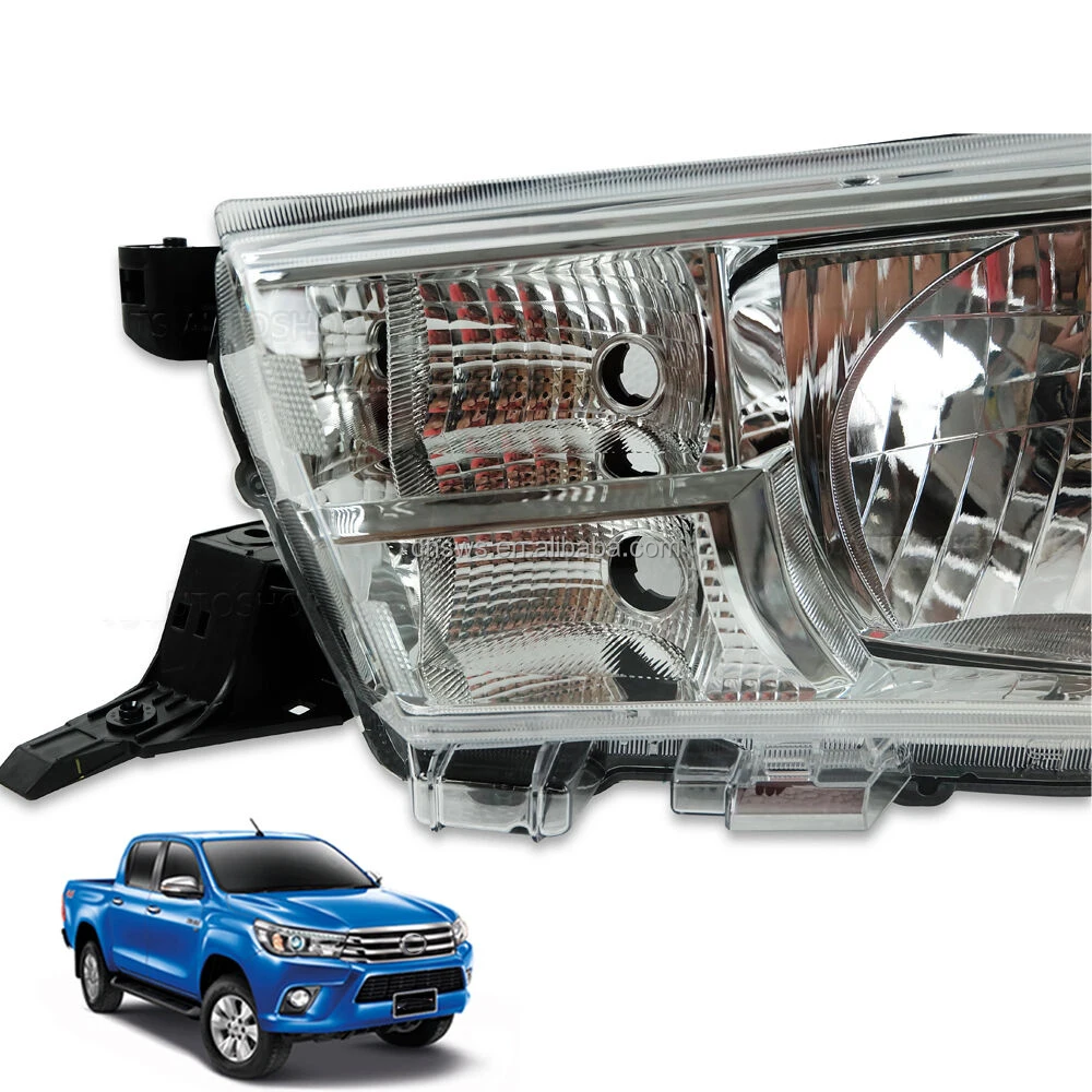 product oem auto parts spare headlight halogen  xenon headlamp for toyota hilux revo 2015 2019-36