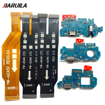Wholesale USB Port Cable Dock Connector for Samsung A24 4G A245F A35 A346B  A54 5G Motherboard Main Flex Charging Port Connector