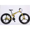 Yellow Folding Snow 3-Wheel Drive