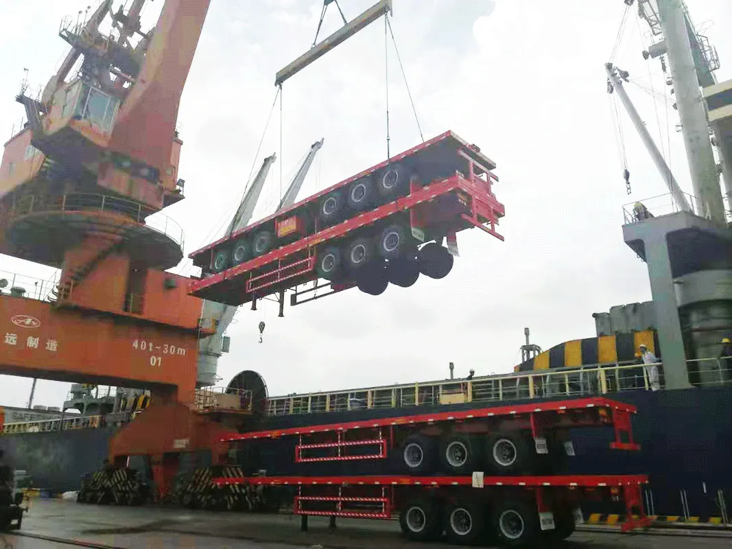 Berkley 3axles Chassis Loader Lowboy Trailer Gooseneck Semi Trailers